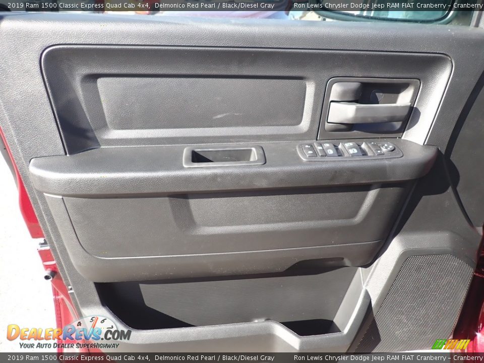 2019 Ram 1500 Classic Express Quad Cab 4x4 Delmonico Red Pearl / Black/Diesel Gray Photo #14