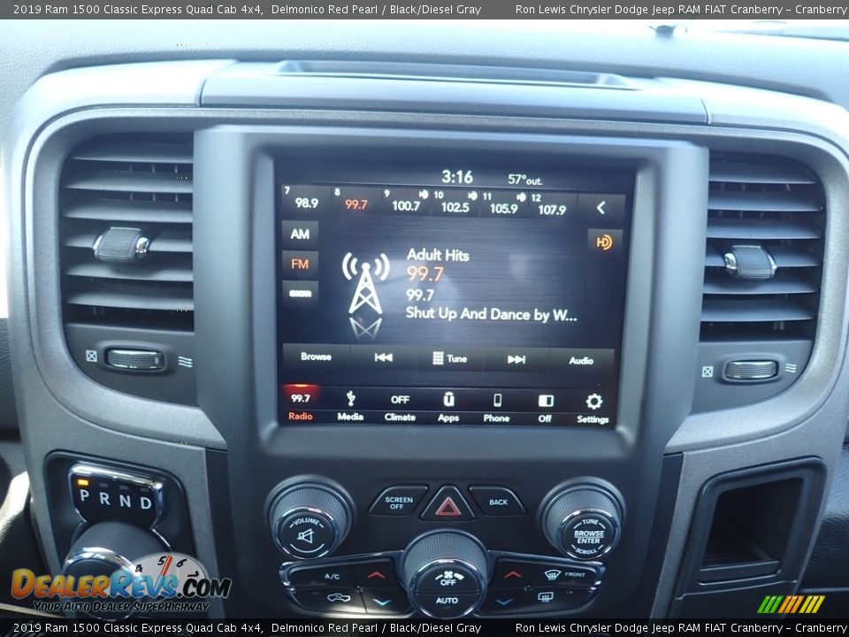 2019 Ram 1500 Classic Express Quad Cab 4x4 Delmonico Red Pearl / Black/Diesel Gray Photo #16