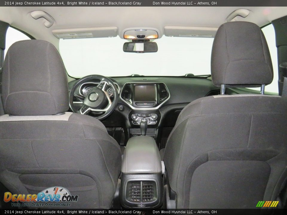 2014 Jeep Cherokee Latitude 4x4 Bright White / Iceland - Black/Iceland Gray Photo #14