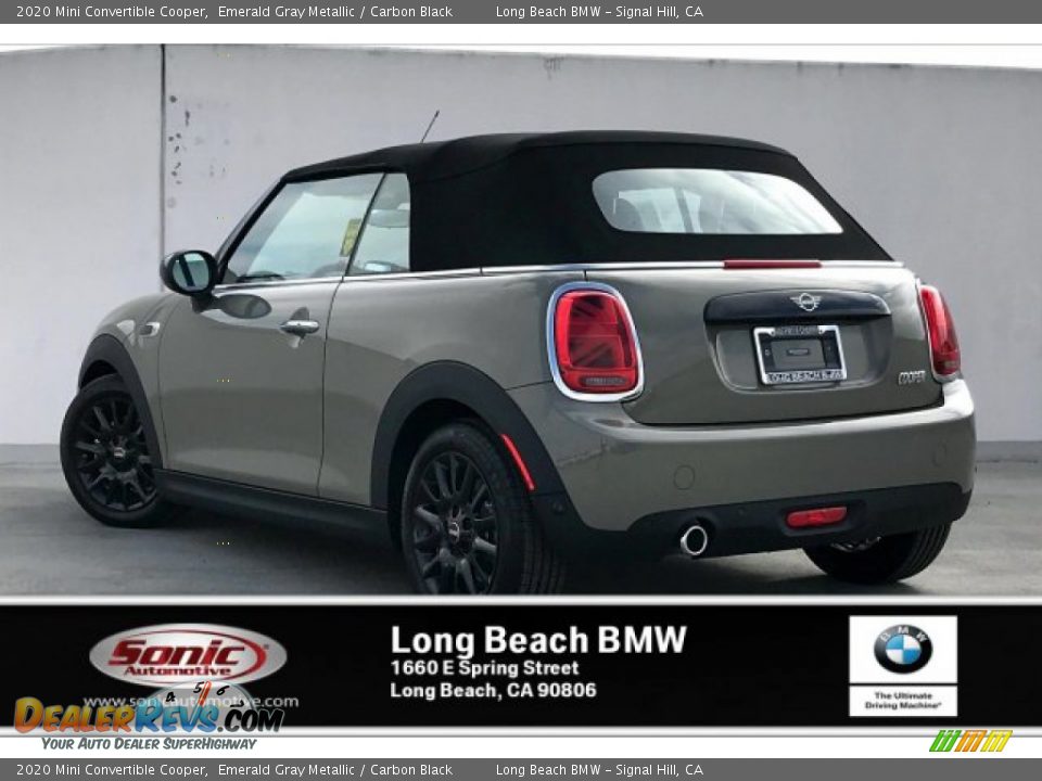 2020 Mini Convertible Cooper Emerald Gray Metallic / Carbon Black Photo #2