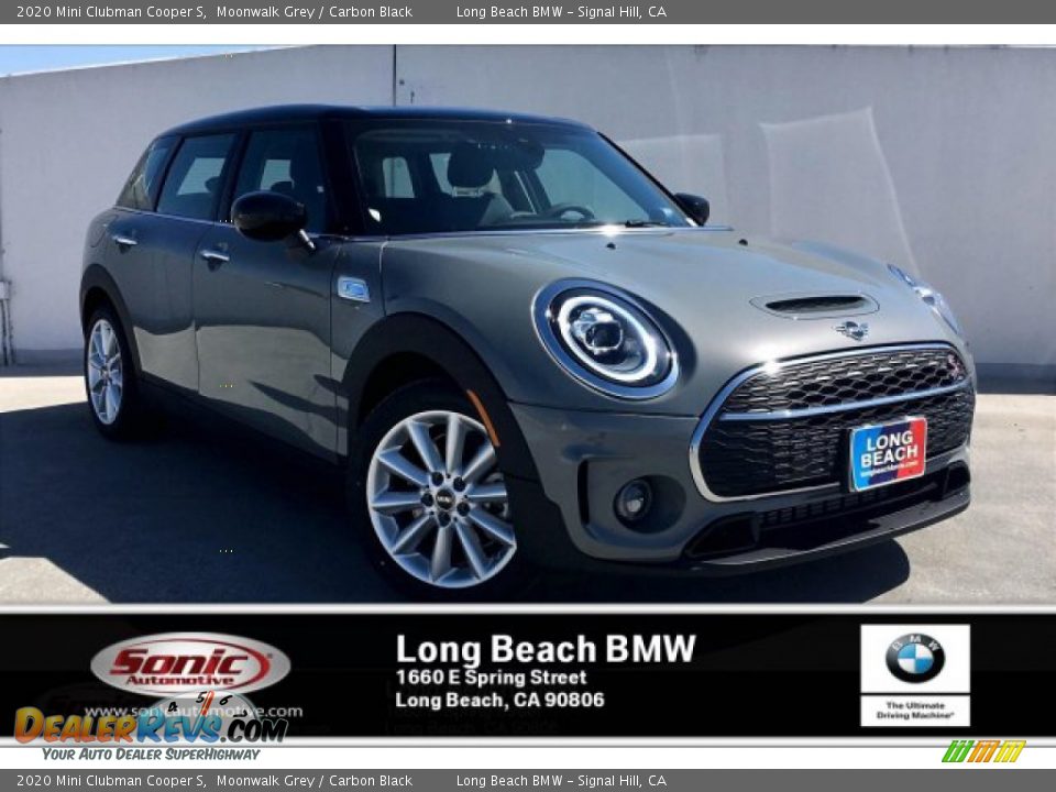 2020 Mini Clubman Cooper S Moonwalk Grey / Carbon Black Photo #1