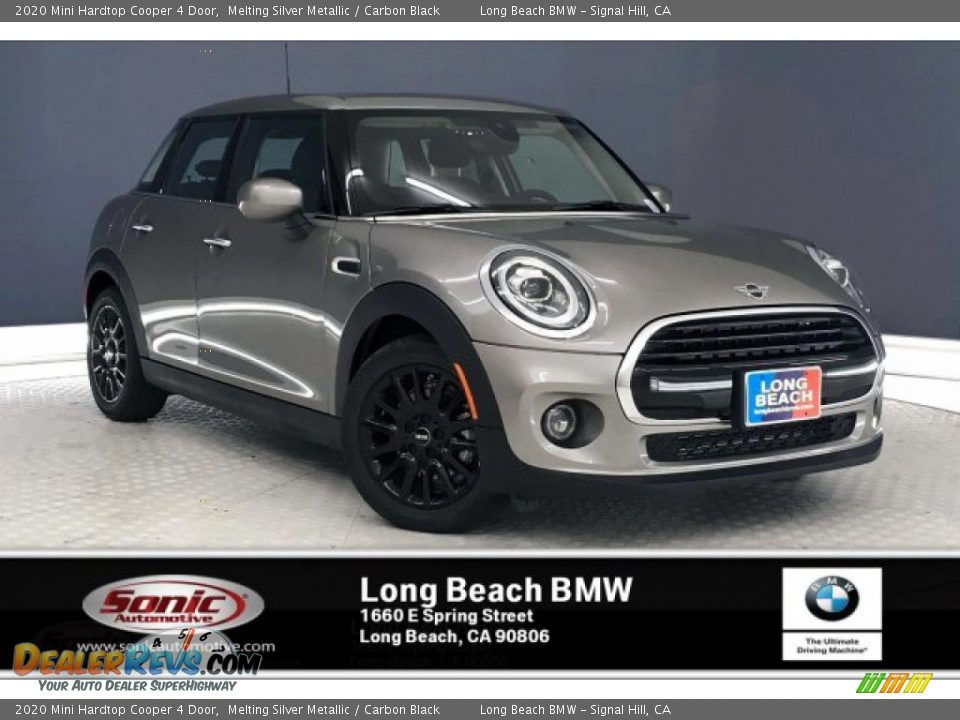 2020 Mini Hardtop Cooper 4 Door Melting Silver Metallic / Carbon Black Photo #1
