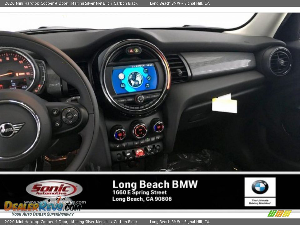 2020 Mini Hardtop Cooper 4 Door Melting Silver Metallic / Carbon Black Photo #5