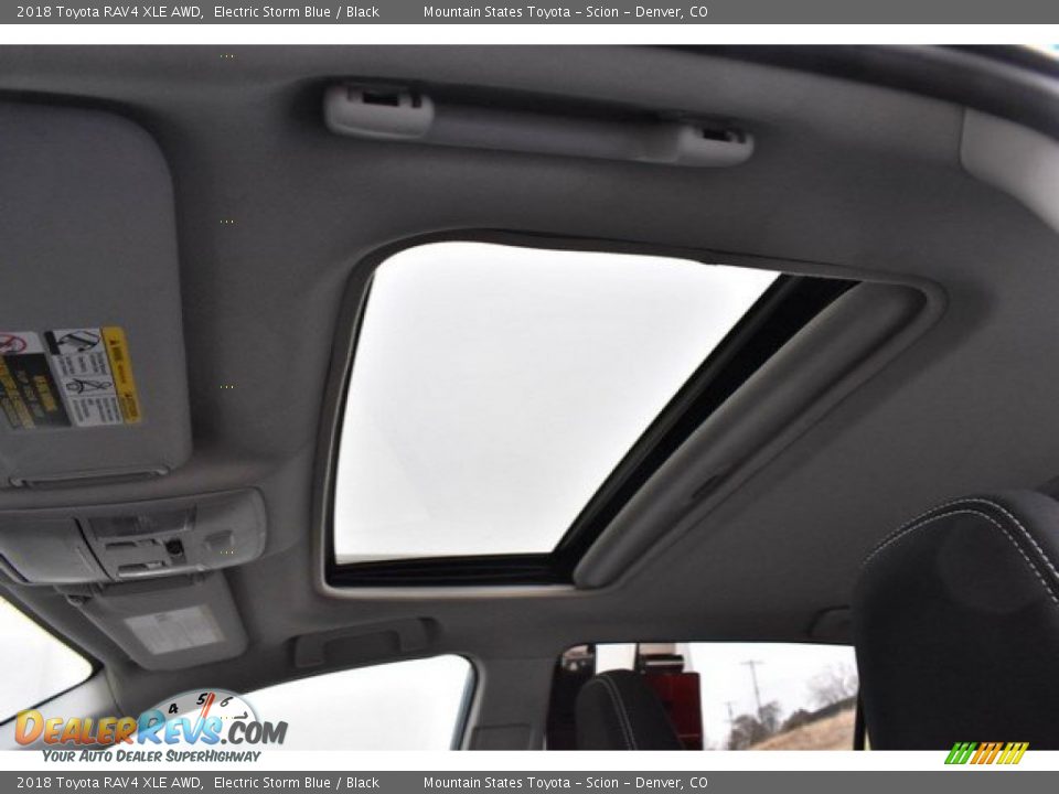 2018 Toyota RAV4 XLE AWD Electric Storm Blue / Black Photo #14