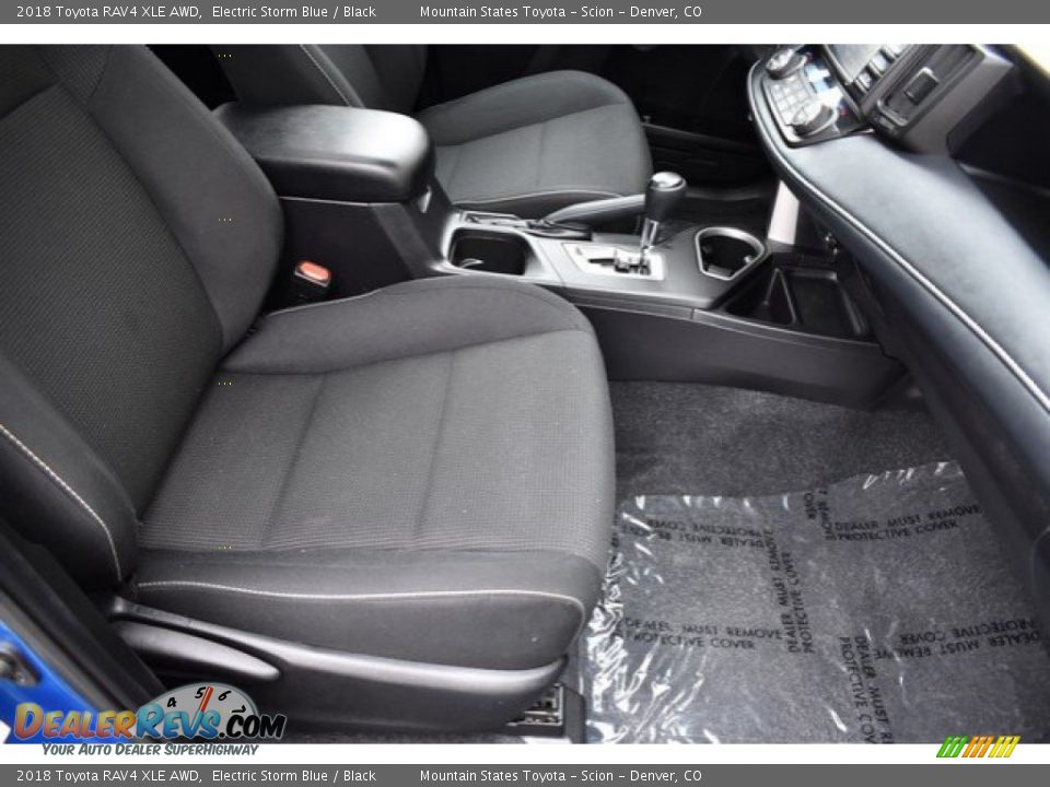 2018 Toyota RAV4 XLE AWD Electric Storm Blue / Black Photo #18