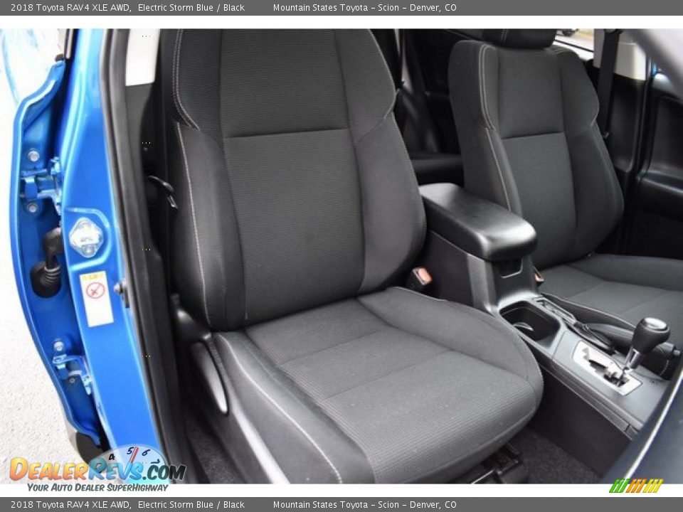 2018 Toyota RAV4 XLE AWD Electric Storm Blue / Black Photo #19