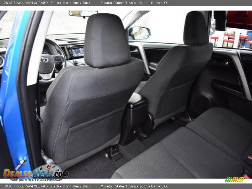 2018 Toyota RAV4 XLE AWD Electric Storm Blue / Black Photo #20