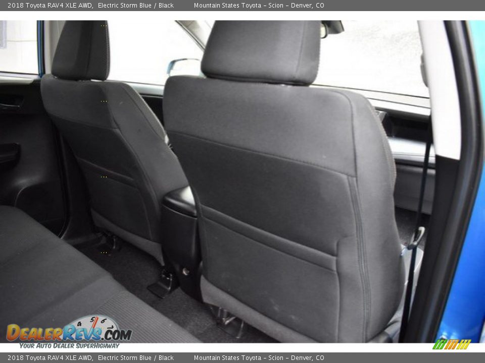 2018 Toyota RAV4 XLE AWD Electric Storm Blue / Black Photo #21