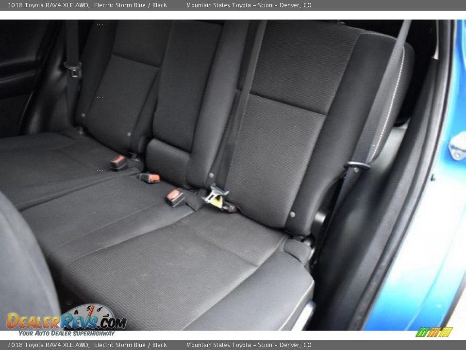 2018 Toyota RAV4 XLE AWD Electric Storm Blue / Black Photo #22