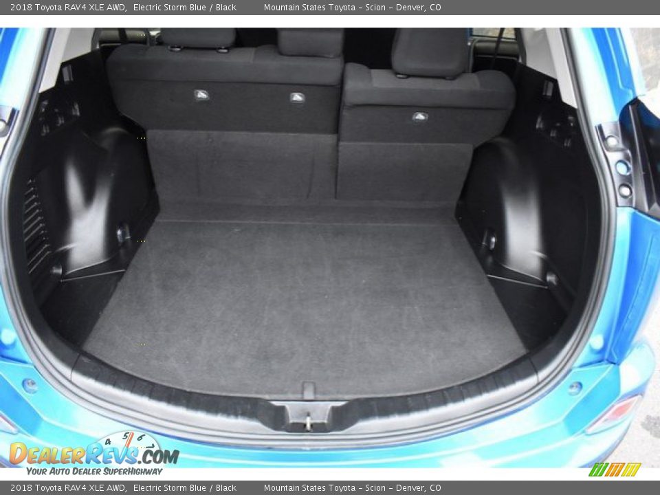 2018 Toyota RAV4 XLE AWD Electric Storm Blue / Black Photo #27