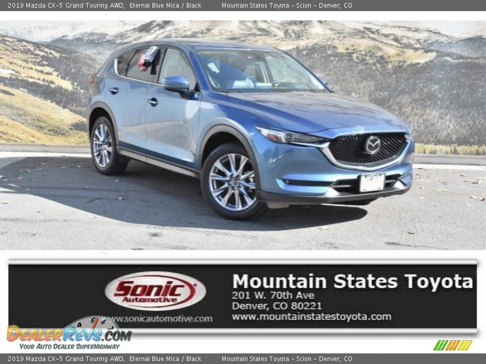 2019 Mazda CX-5 Grand Touring AWD Eternal Blue Mica / Black Photo #1