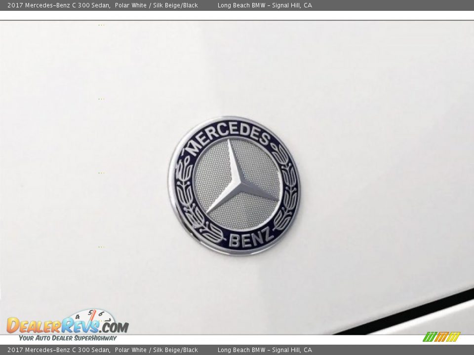 2017 Mercedes-Benz C 300 Sedan Polar White / Silk Beige/Black Photo #28