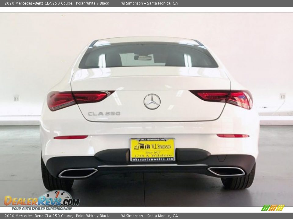 2020 Mercedes-Benz CLA 250 Coupe Polar White / Black Photo #3