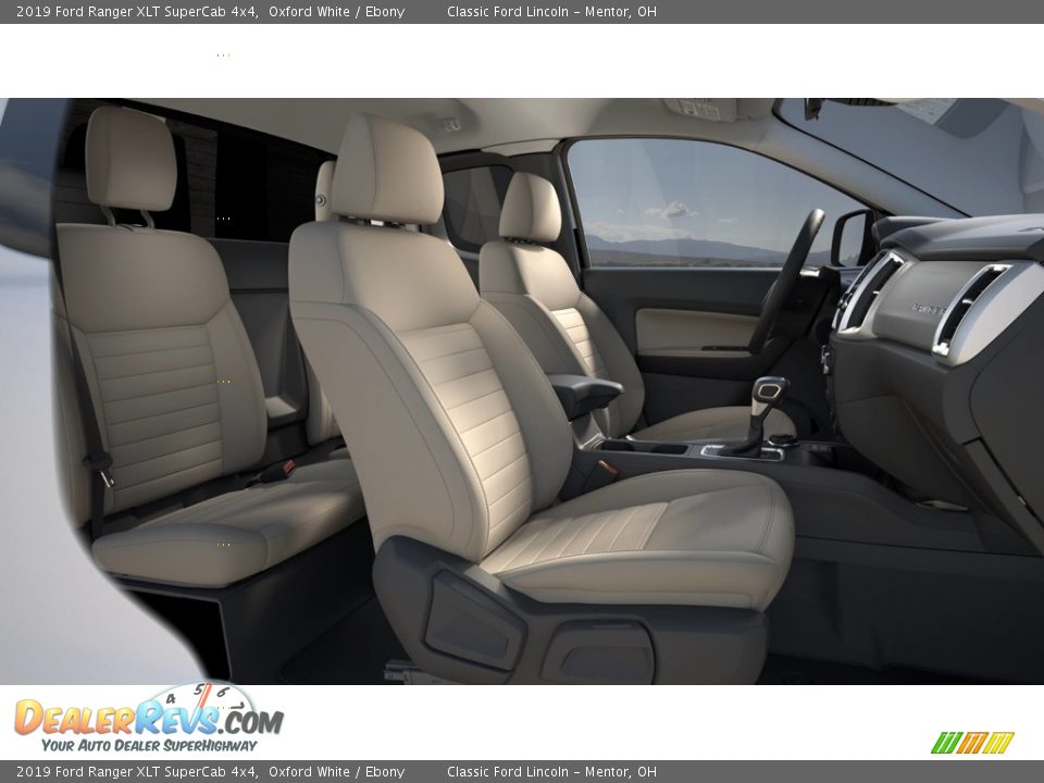 2019 Ford Ranger XLT SuperCab 4x4 Oxford White / Ebony Photo #6