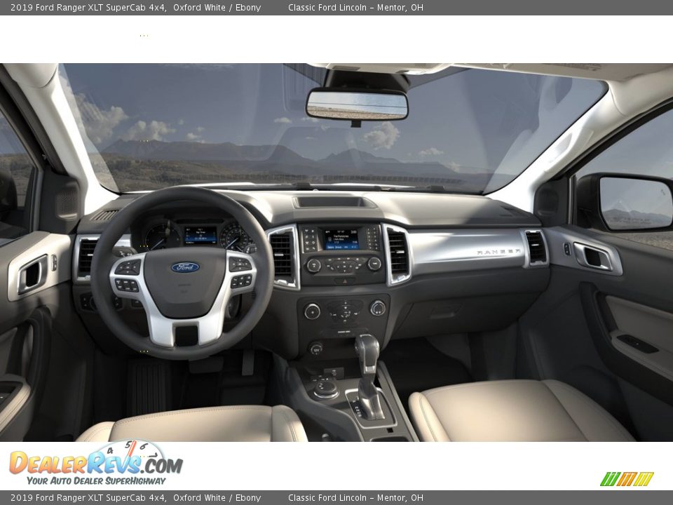2019 Ford Ranger XLT SuperCab 4x4 Oxford White / Ebony Photo #7