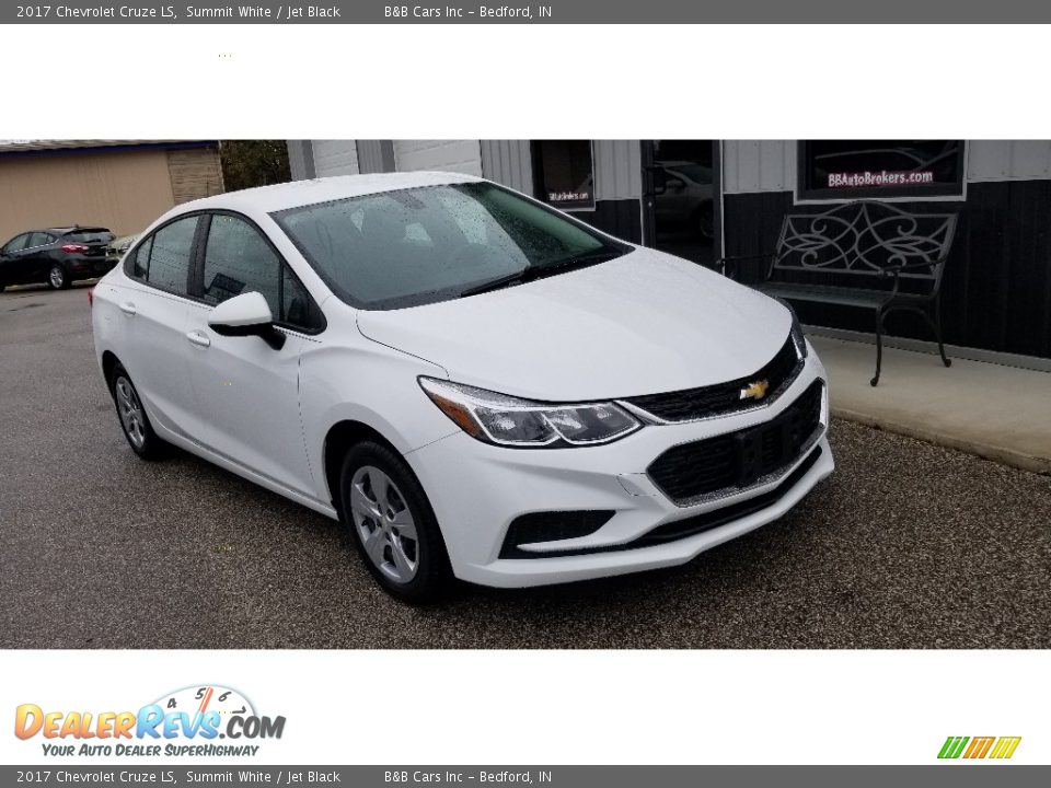 2017 Chevrolet Cruze LS Summit White / Jet Black Photo #2