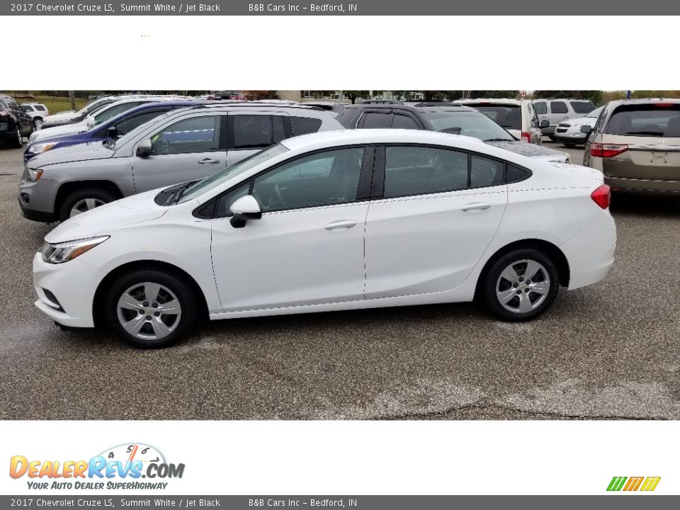 2017 Chevrolet Cruze LS Summit White / Jet Black Photo #4