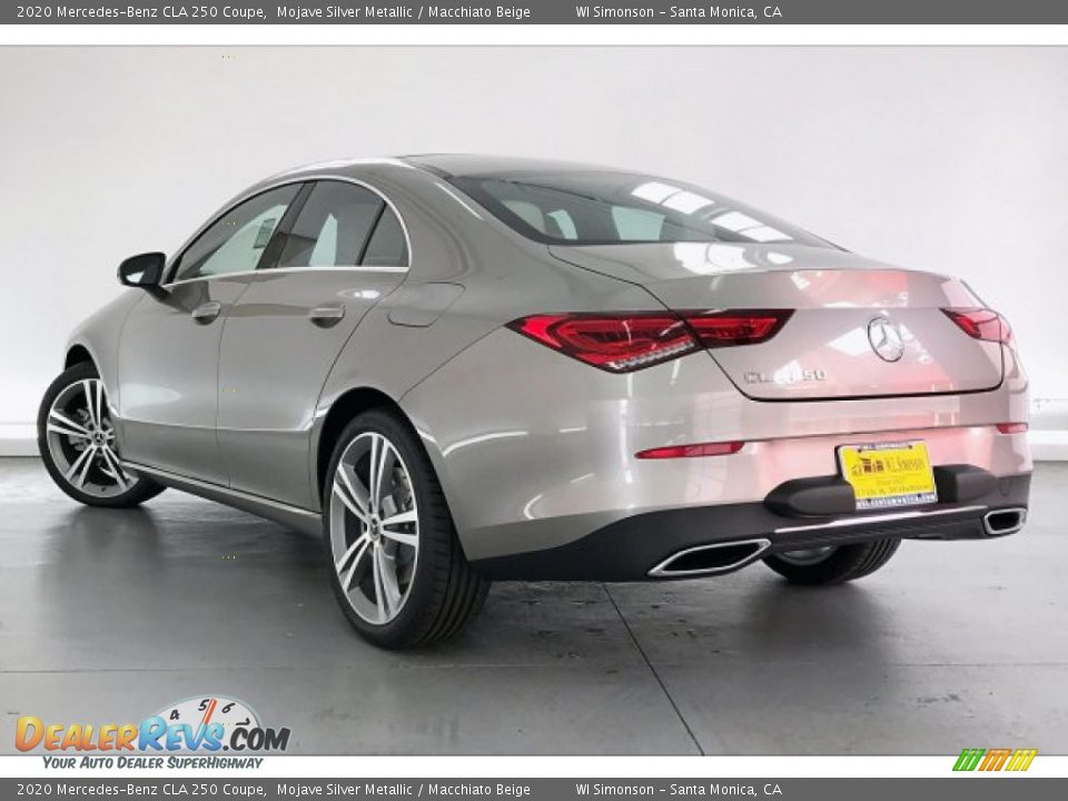 2020 Mercedes-Benz CLA 250 Coupe Mojave Silver Metallic / Macchiato Beige Photo #2