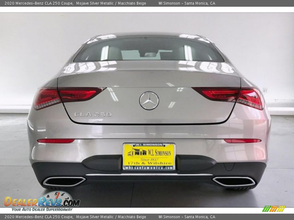 2020 Mercedes-Benz CLA 250 Coupe Mojave Silver Metallic / Macchiato Beige Photo #3