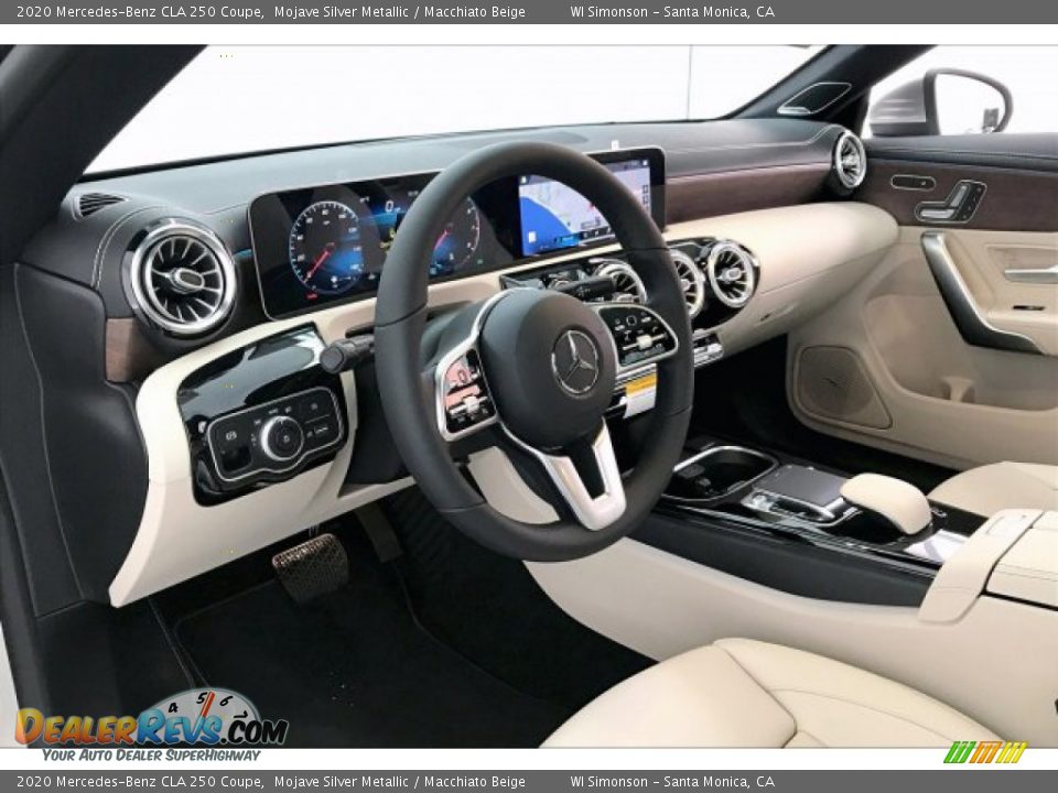 2020 Mercedes-Benz CLA 250 Coupe Mojave Silver Metallic / Macchiato Beige Photo #4