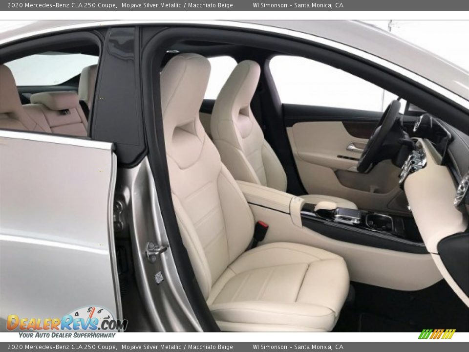 2020 Mercedes-Benz CLA 250 Coupe Mojave Silver Metallic / Macchiato Beige Photo #5