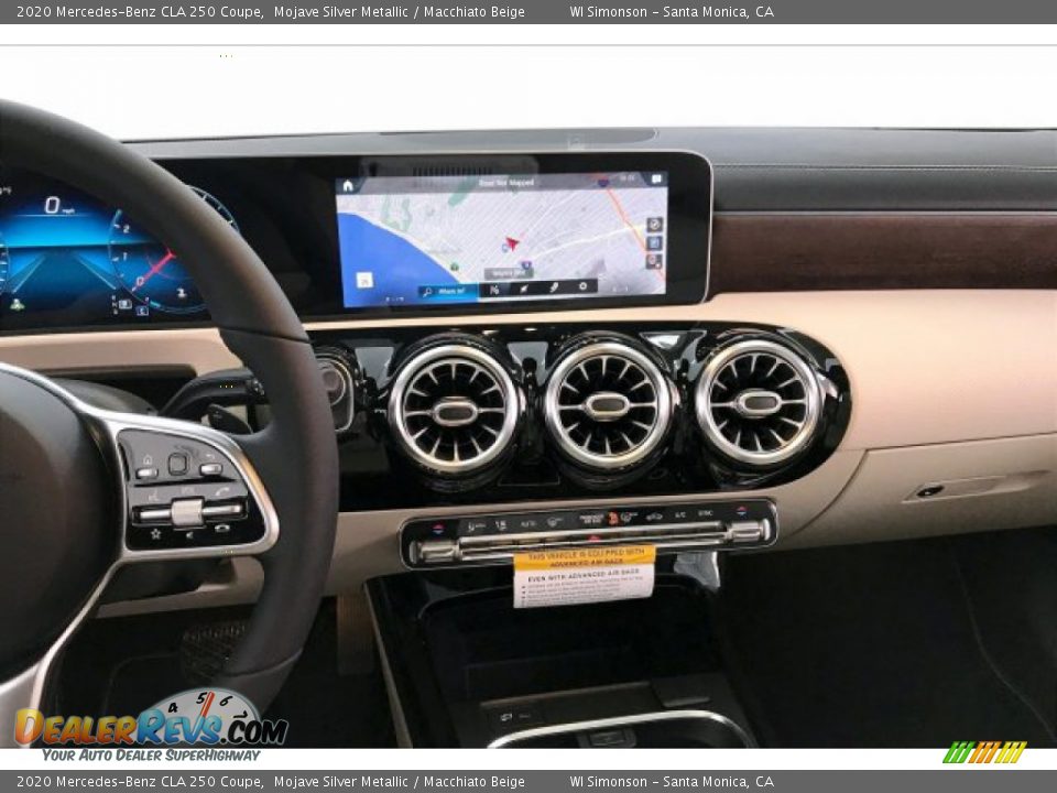 2020 Mercedes-Benz CLA 250 Coupe Mojave Silver Metallic / Macchiato Beige Photo #6