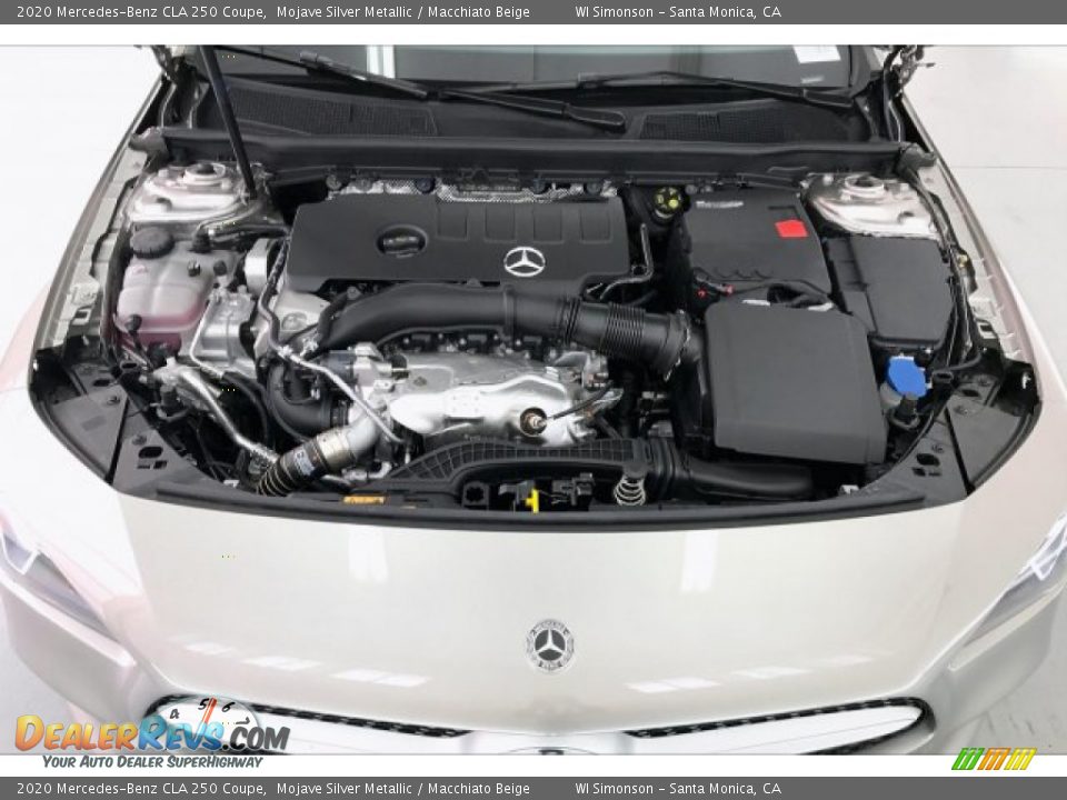 2020 Mercedes-Benz CLA 250 Coupe Mojave Silver Metallic / Macchiato Beige Photo #8