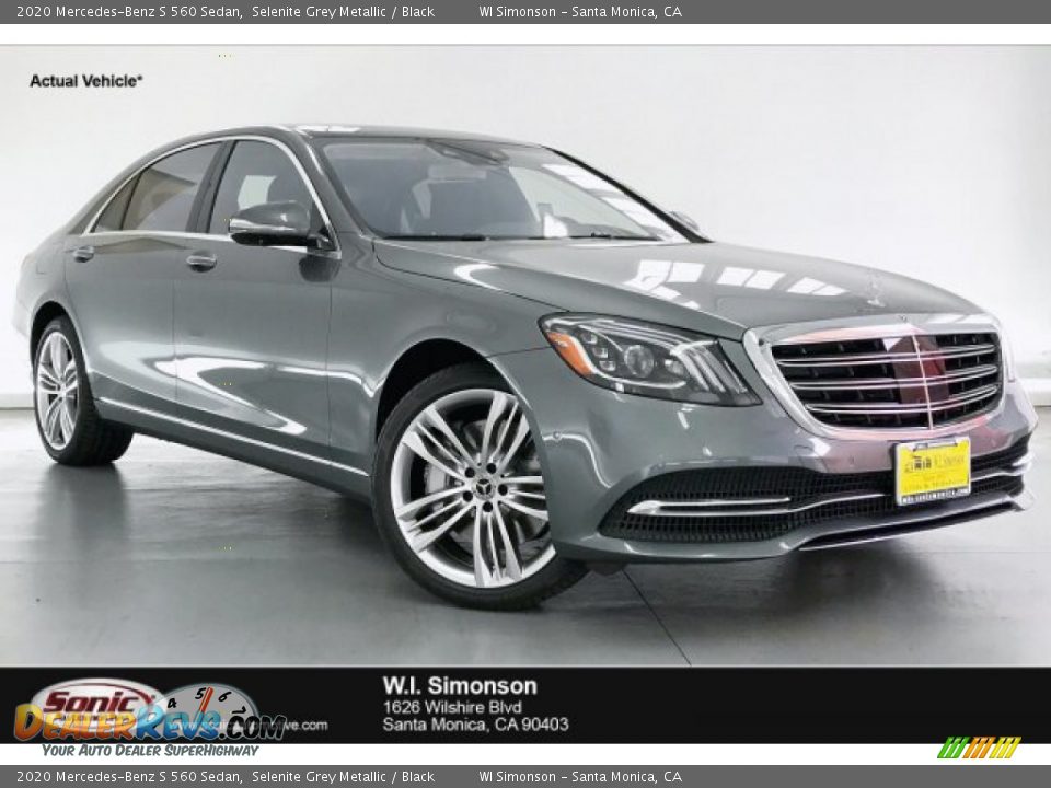 2020 Mercedes-Benz S 560 Sedan Selenite Grey Metallic / Black Photo #1