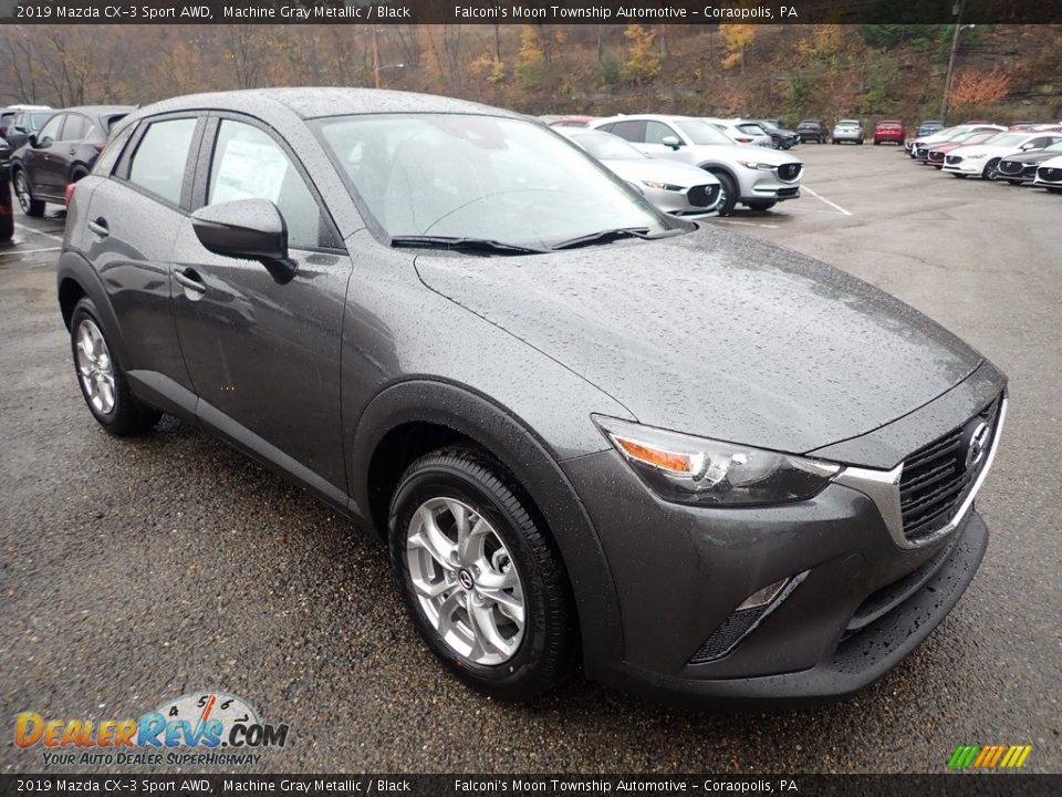 2019 Mazda CX-3 Sport AWD Machine Gray Metallic / Black Photo #3