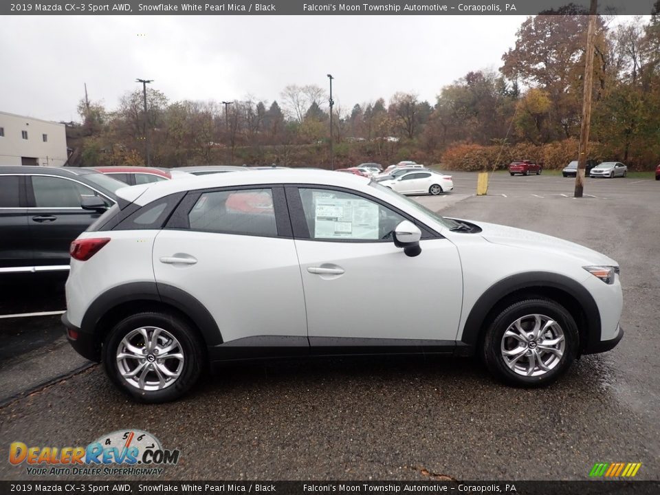 2019 Mazda CX-3 Sport AWD Snowflake White Pearl Mica / Black Photo #1