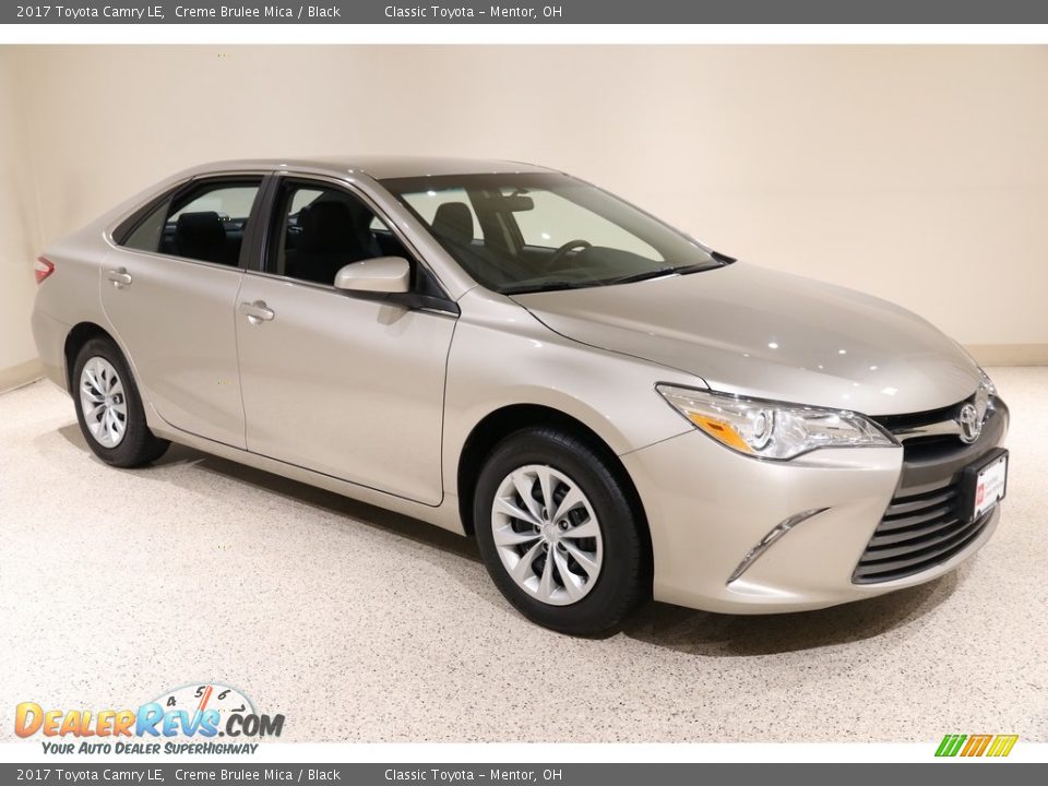 2017 Toyota Camry LE Creme Brulee Mica / Black Photo #1
