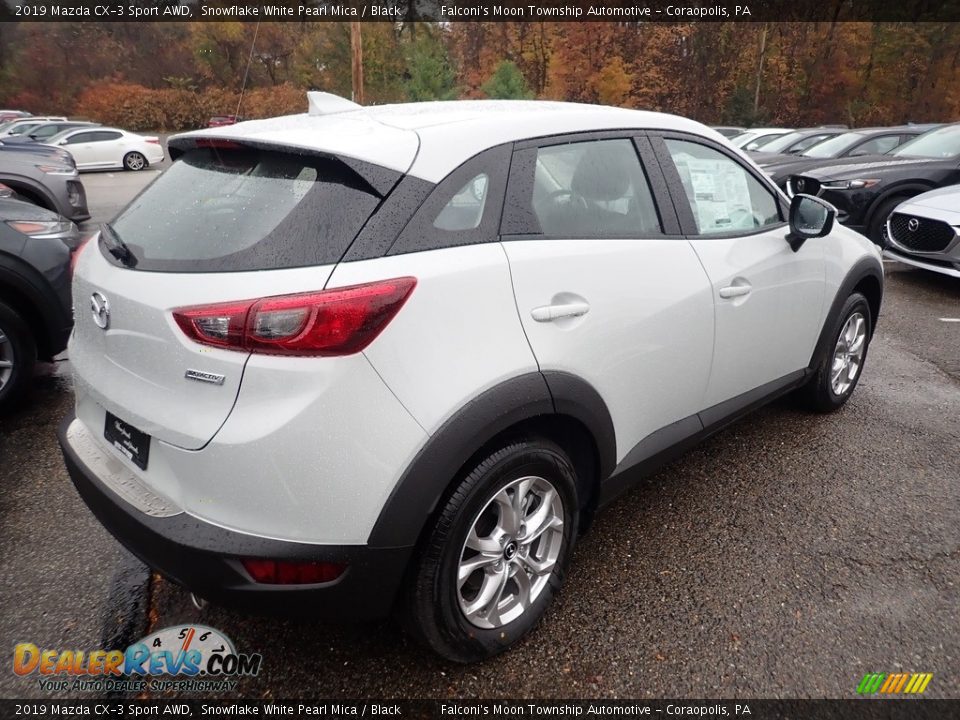 2019 Mazda CX-3 Sport AWD Snowflake White Pearl Mica / Black Photo #2