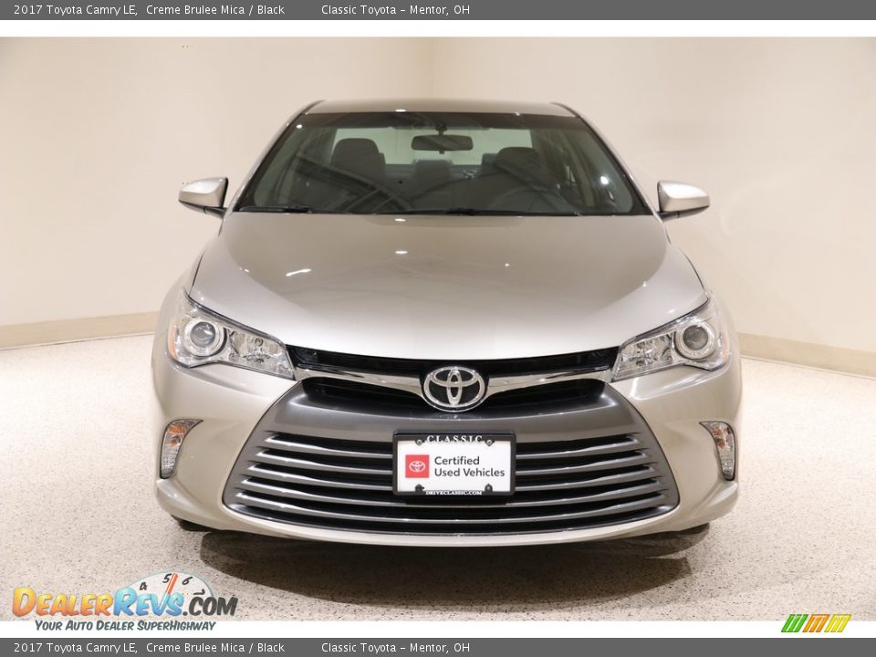 2017 Toyota Camry LE Creme Brulee Mica / Black Photo #2