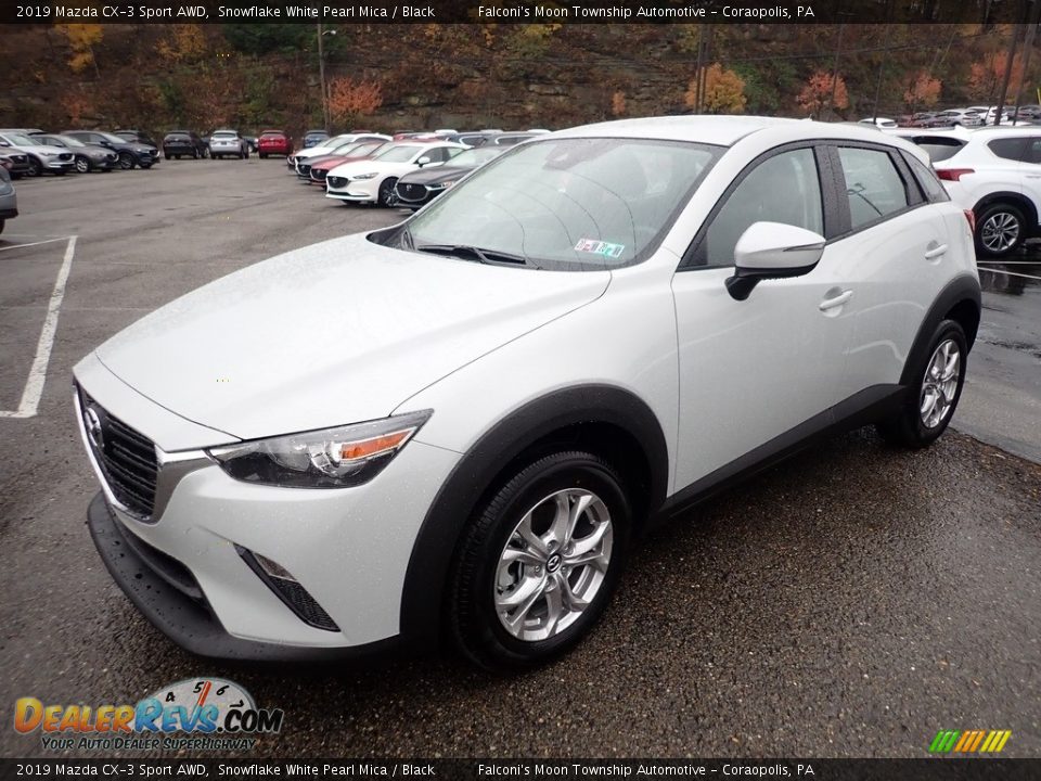 2019 Mazda CX-3 Sport AWD Snowflake White Pearl Mica / Black Photo #5