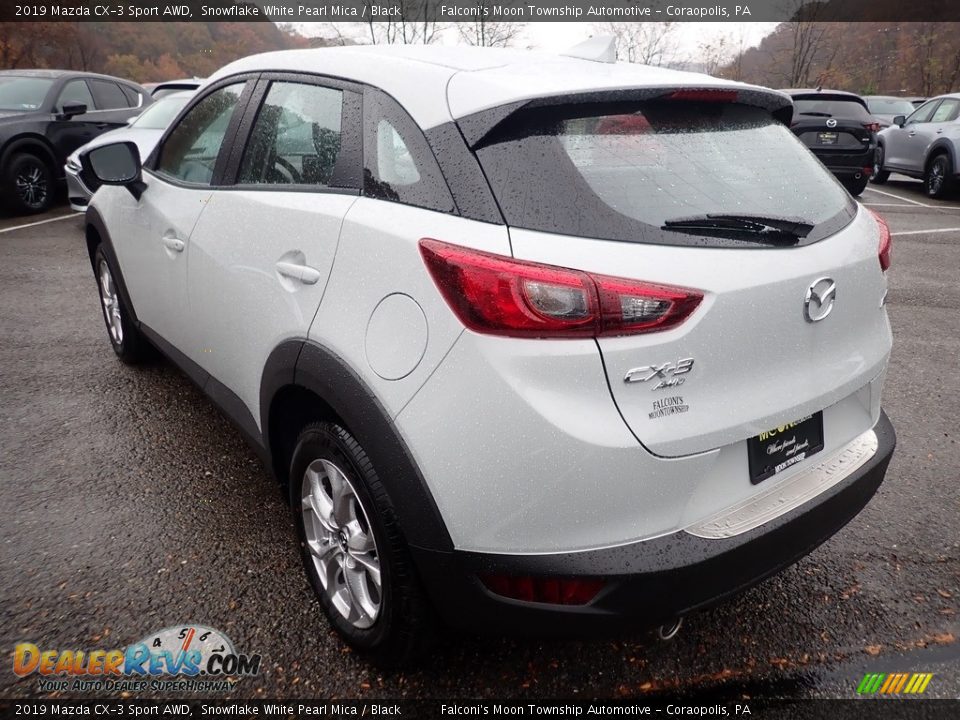 2019 Mazda CX-3 Sport AWD Snowflake White Pearl Mica / Black Photo #6