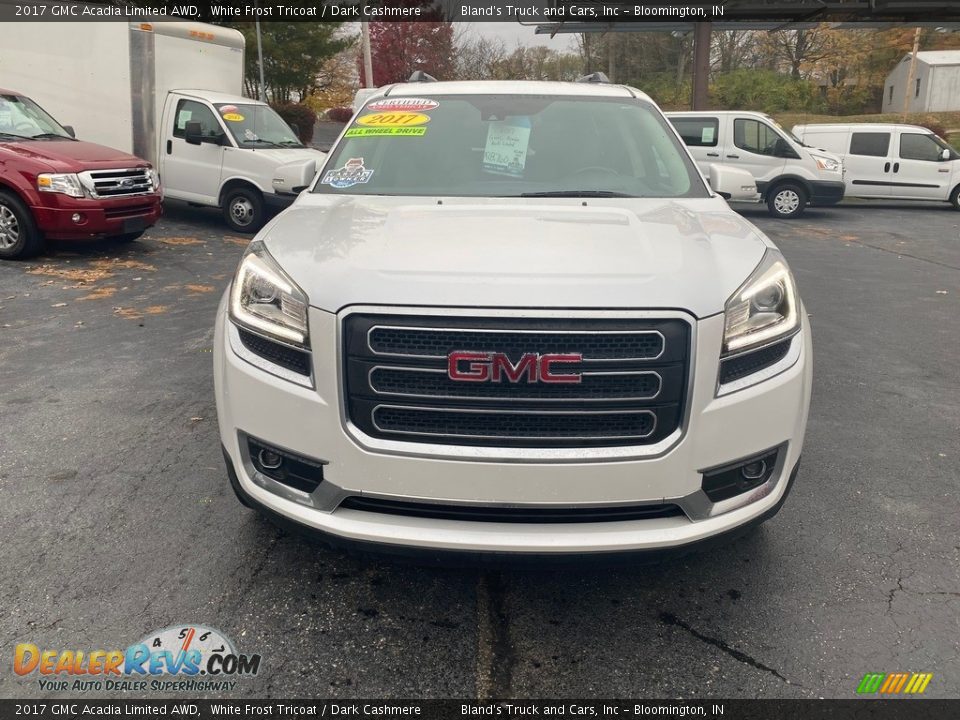 2017 GMC Acadia Limited AWD White Frost Tricoat / Dark Cashmere Photo #3