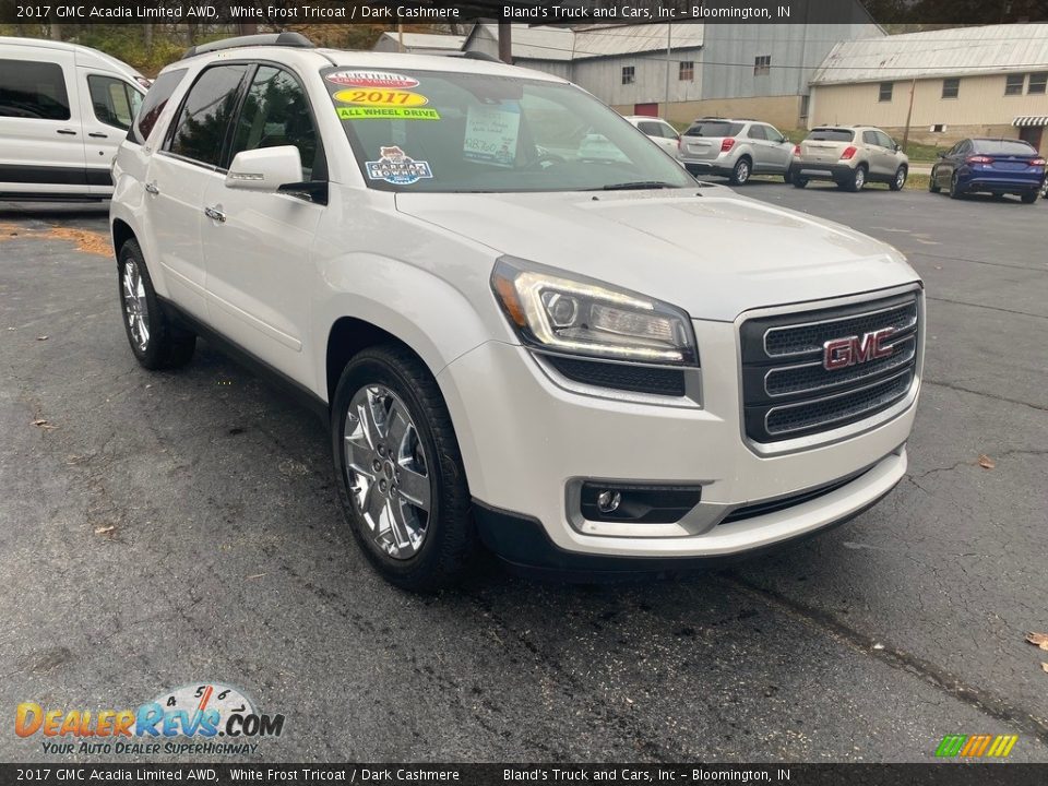 2017 GMC Acadia Limited AWD White Frost Tricoat / Dark Cashmere Photo #4