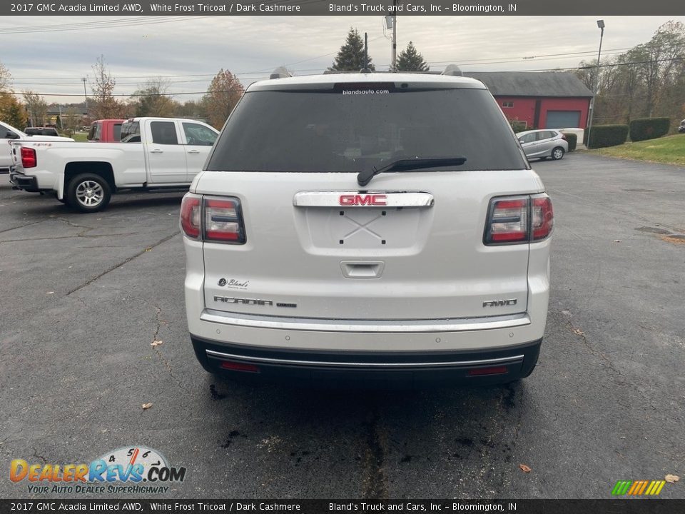 2017 GMC Acadia Limited AWD White Frost Tricoat / Dark Cashmere Photo #7