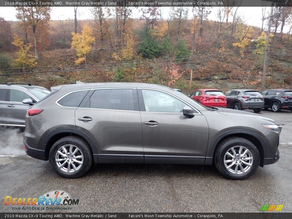 2019 Mazda CX-9 Touring AWD Machine Gray Metallic / Sand Photo #1