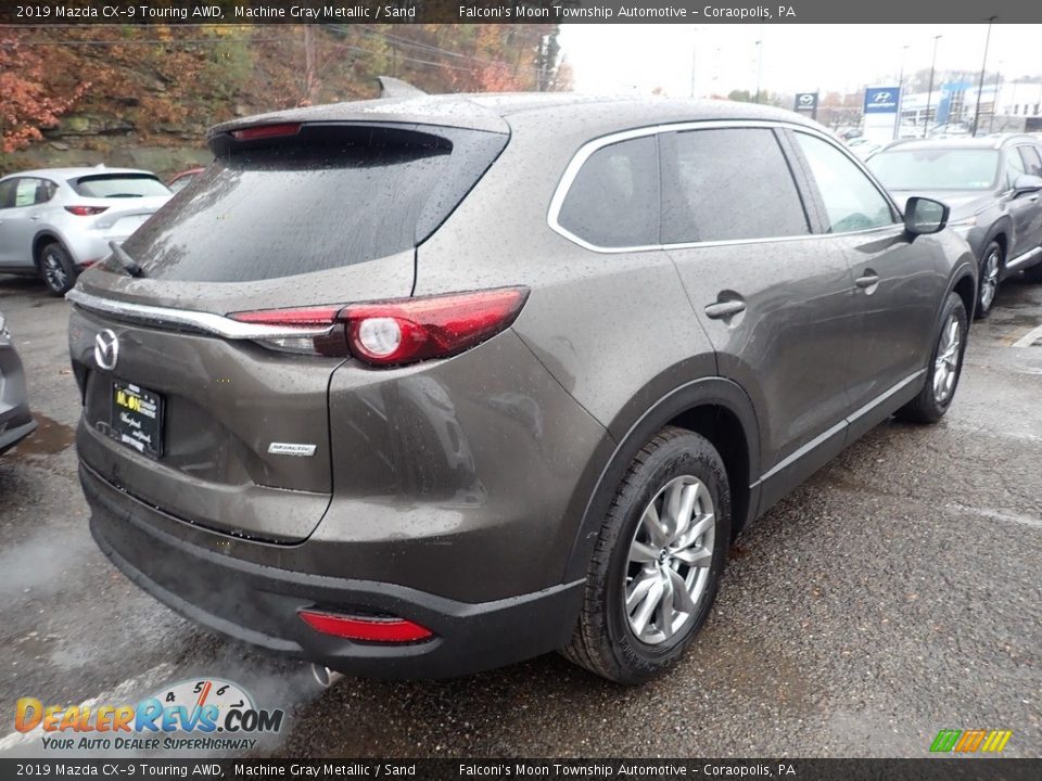 2019 Mazda CX-9 Touring AWD Machine Gray Metallic / Sand Photo #2