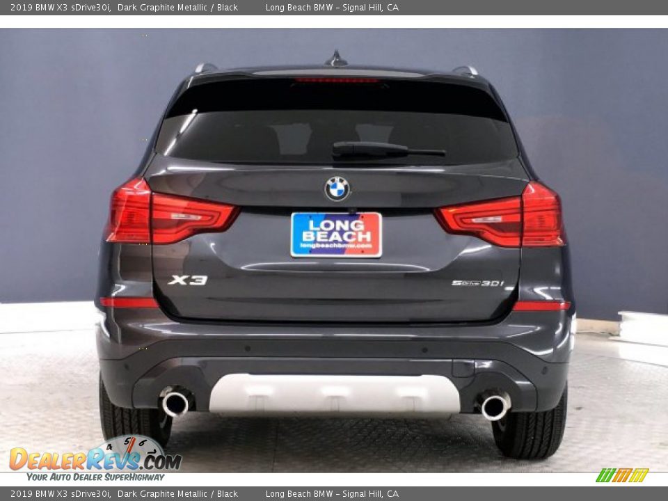 2019 BMW X3 sDrive30i Dark Graphite Metallic / Black Photo #3