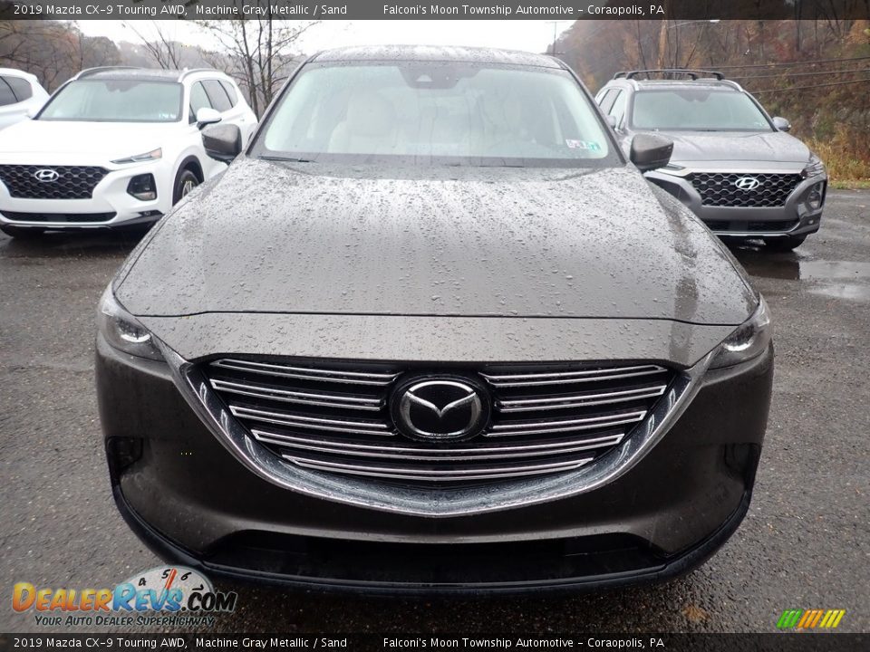 2019 Mazda CX-9 Touring AWD Machine Gray Metallic / Sand Photo #4