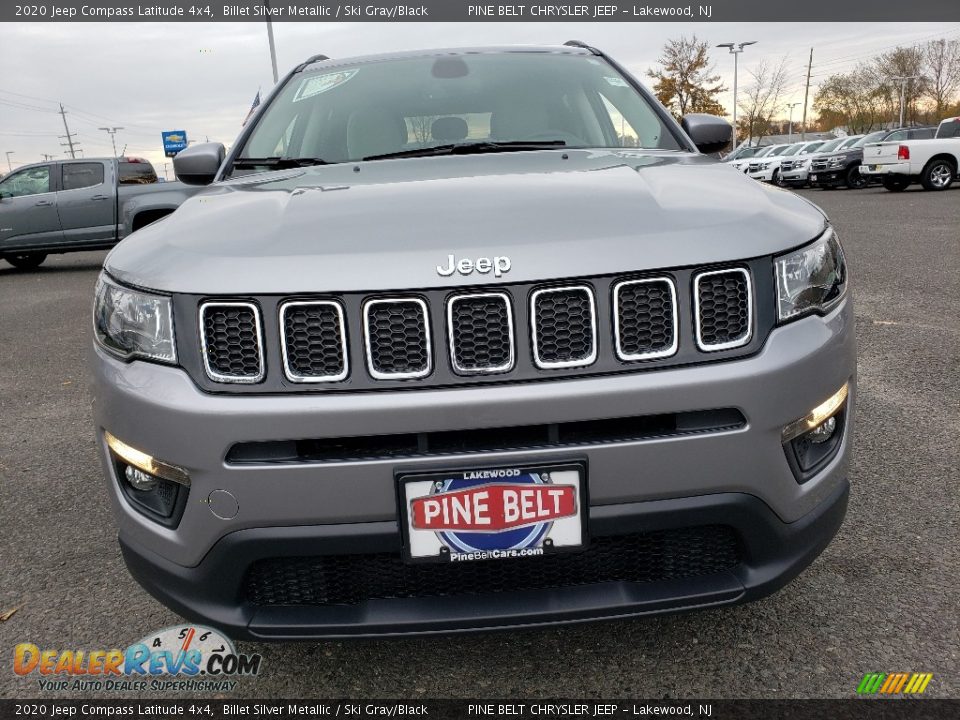 2020 Jeep Compass Latitude 4x4 Billet Silver Metallic / Ski Gray/Black Photo #2