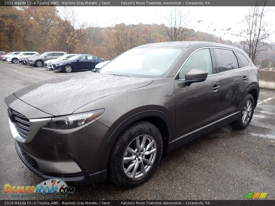 2019 Mazda CX-9 Touring AWD Machine Gray Metallic / Sand Photo #5