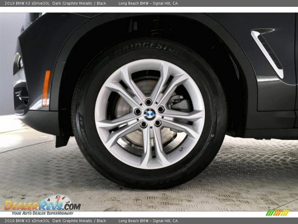 2019 BMW X3 sDrive30i Dark Graphite Metallic / Black Photo #8