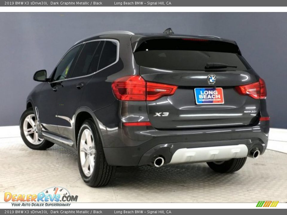 2019 BMW X3 sDrive30i Dark Graphite Metallic / Black Photo #10