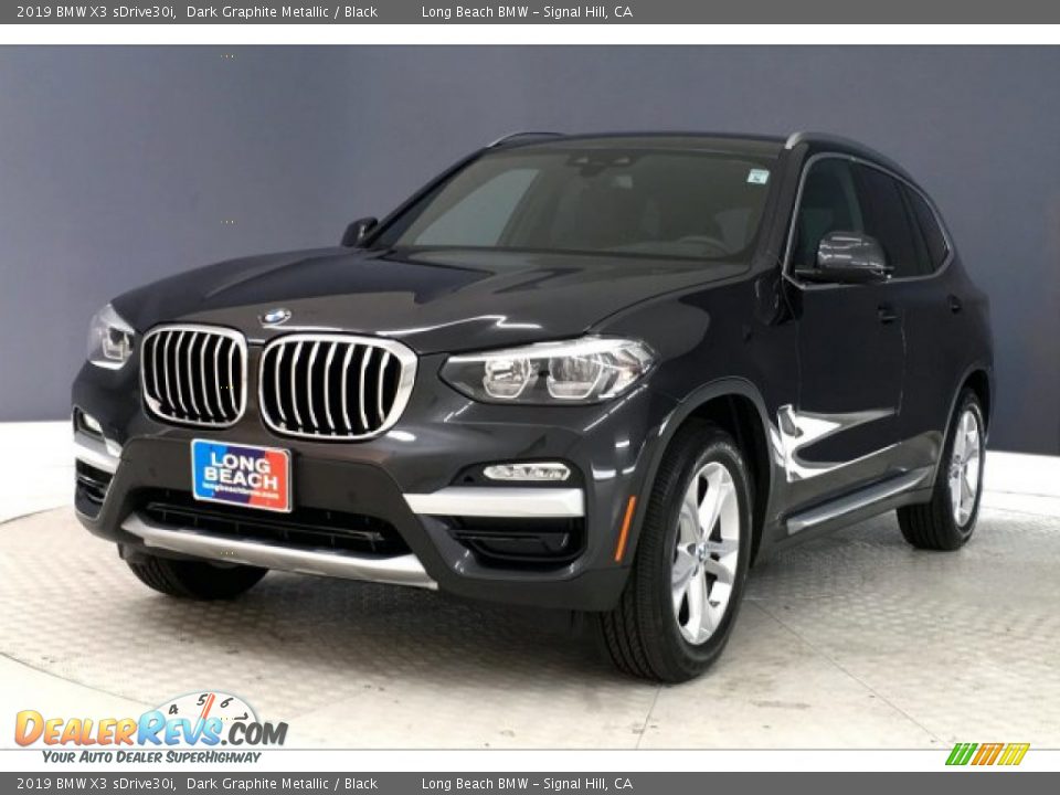 2019 BMW X3 sDrive30i Dark Graphite Metallic / Black Photo #12