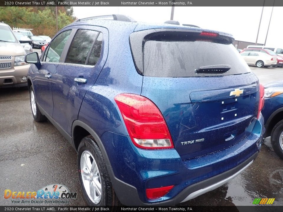 2020 Chevrolet Trax LT AWD Pacific Blue Metallic / Jet Black Photo #3