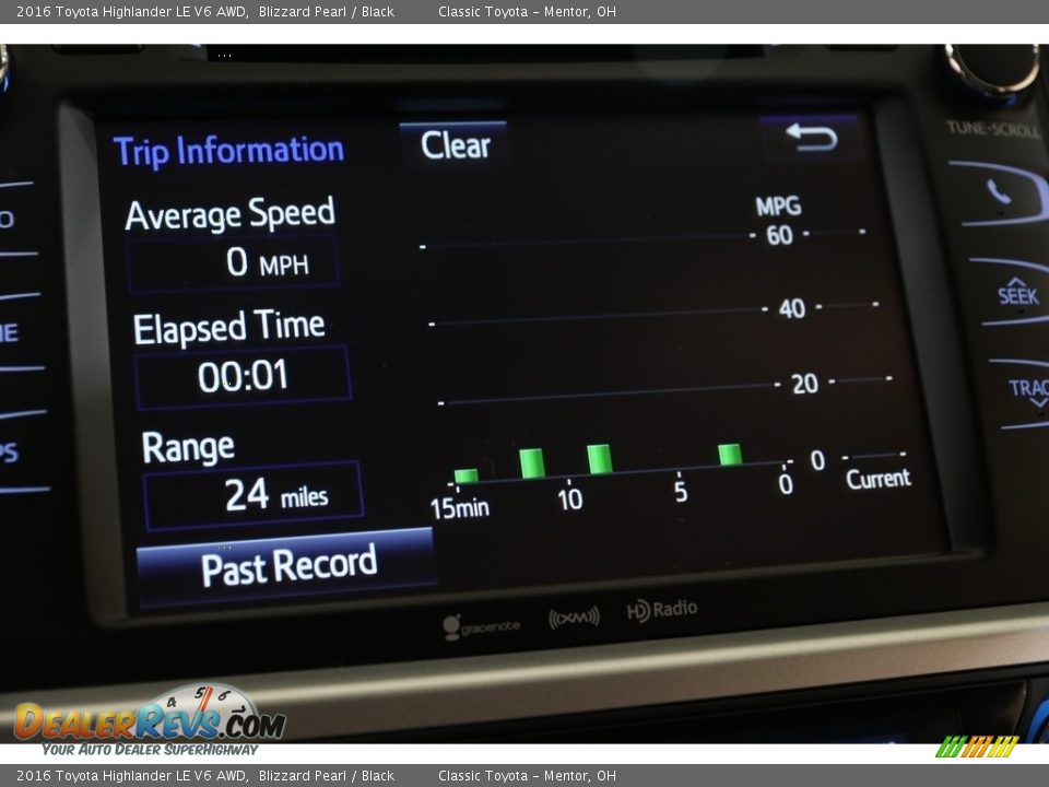 2016 Toyota Highlander LE V6 AWD Blizzard Pearl / Black Photo #12