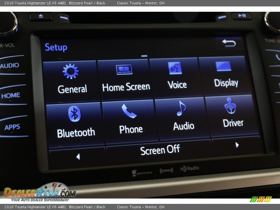 2016 Toyota Highlander LE V6 AWD Blizzard Pearl / Black Photo #13